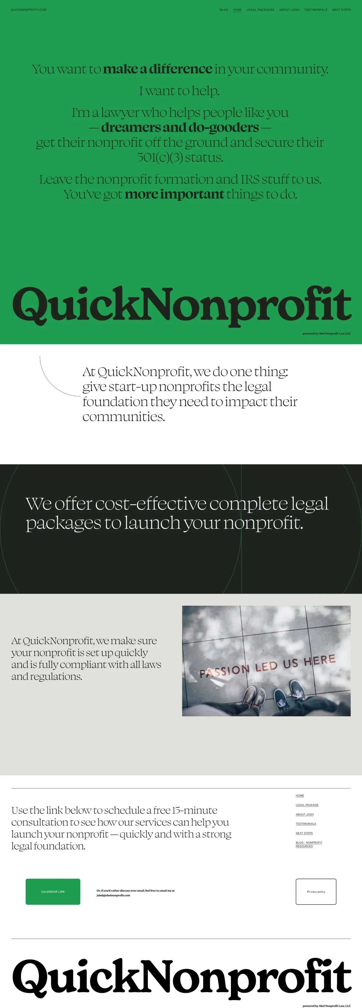 QuickNonprofit — previous website QuickNonprofit — previous website