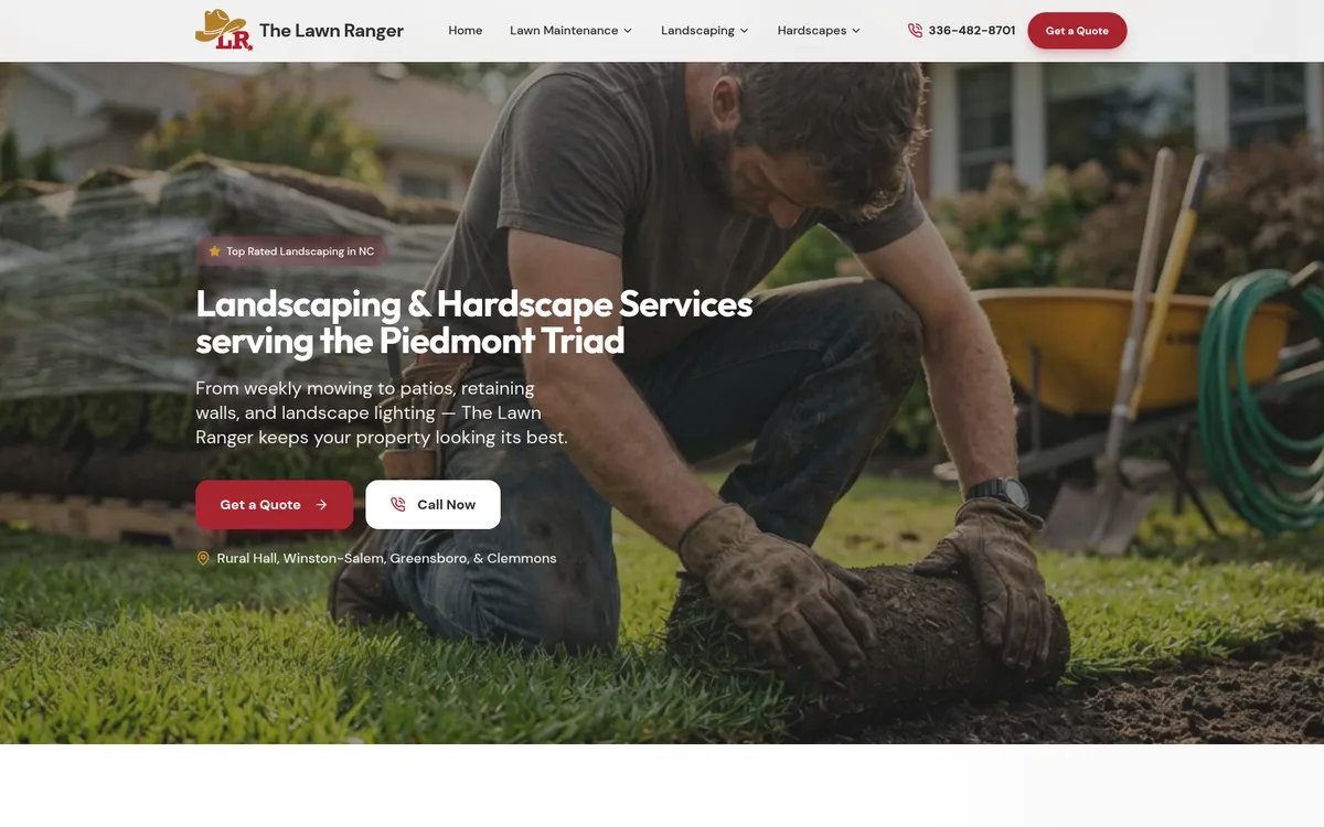 The Lawn Ranger The Lawn Ranger website