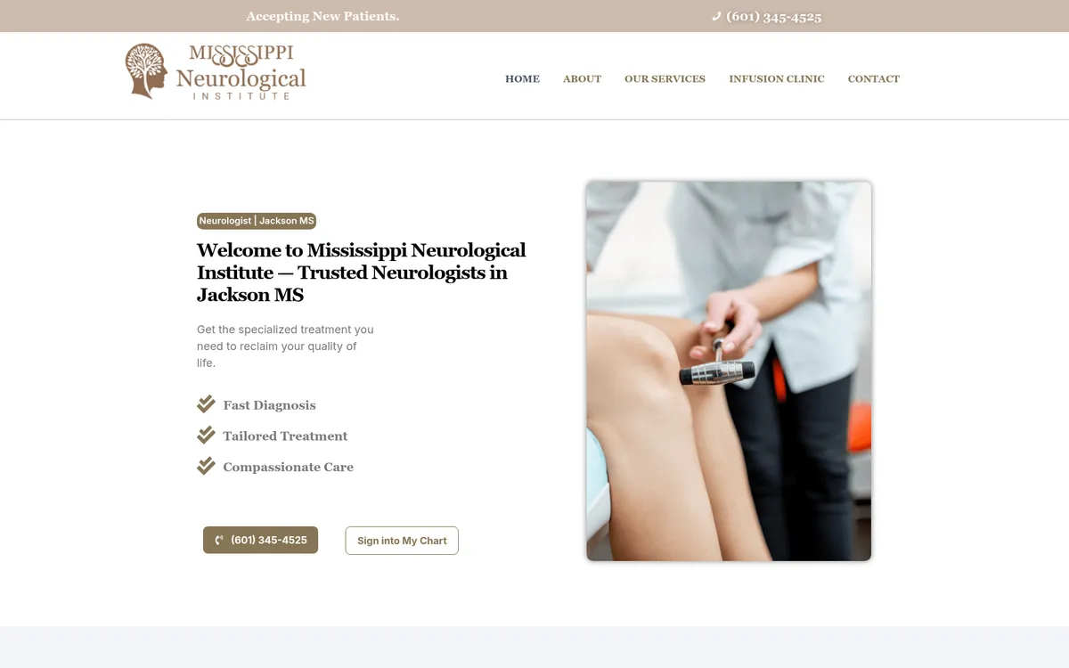 Mississippi Neurological Institute website